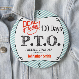 Funny Congratulations Promoted to Pretend Time Off Button