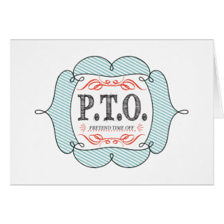 Funny Congratulations Promoted to Pretend Time Off Cards