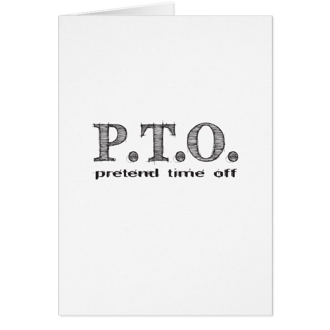 Funny Congratulations Promoted to Pretend Time Off Cards (Front)