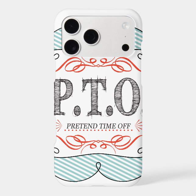 Funny Congratulations Promoted to Pretend Time Off Case-Mate iPhone Case (Back)