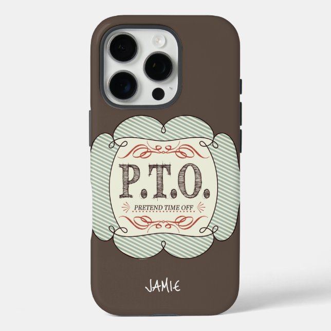 Funny Congratulations Promoted to Pretend Time Off Case-Mate iPhone Case (Back)