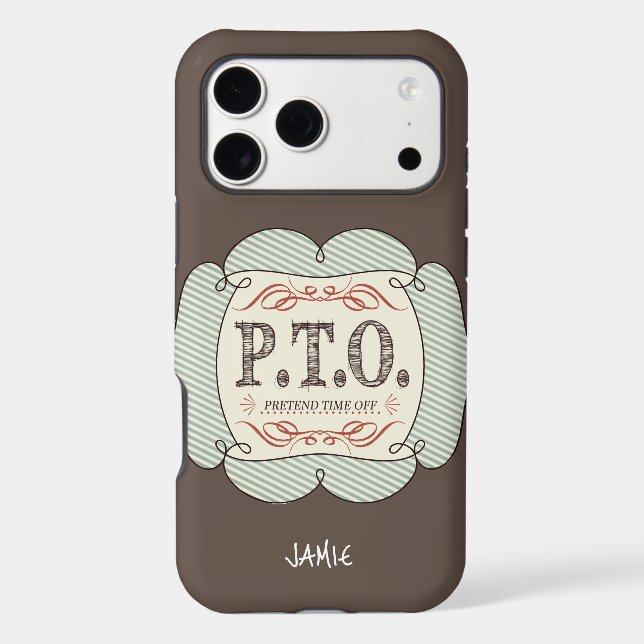 Funny Congratulations Promoted to Pretend Time Off Case-Mate iPhone Case (Back)