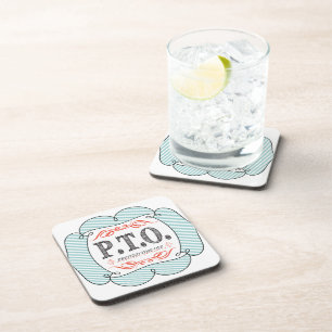 Funny Congratulations Promoted to Pretend Time Off Drink Coaster