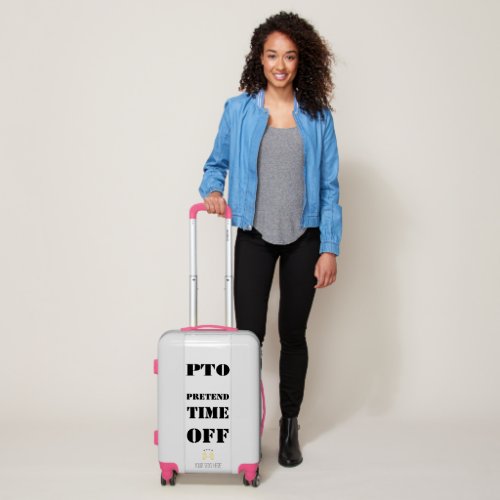 Funny Congratulations Promoted to Pretend Time Off Luggage