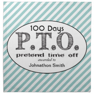 Funny Congratulations Promoted to Pretend Time Off Napkin