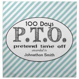 Funny Congratulations Promoted to Pretend Time Off Napkin