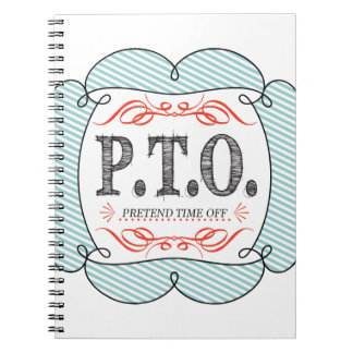 Funny Congratulations Promoted to Pretend Time Off Notebook