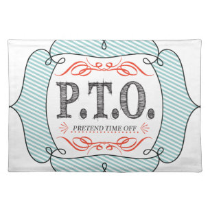 Funny Congratulations Promoted to Pretend Time Off Placemat