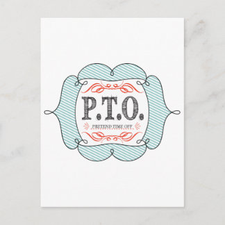 Funny Congratulations Promoted to Pretend Time Off Postcard