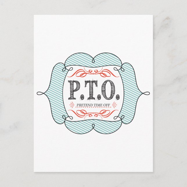 Funny Congratulations Promoted to Pretend Time Off Postcard (Front)