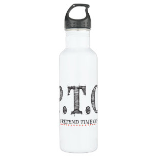 Funny Congratulations Promoted to Pretend Time Off Stainless Steel Water Bottle