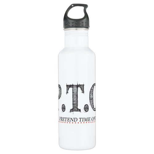 Funny Congratulations Promoted to Pretend Time Off Stainless Steel Water Bottle