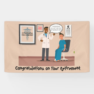 Funny Congratulations Retirement Banner