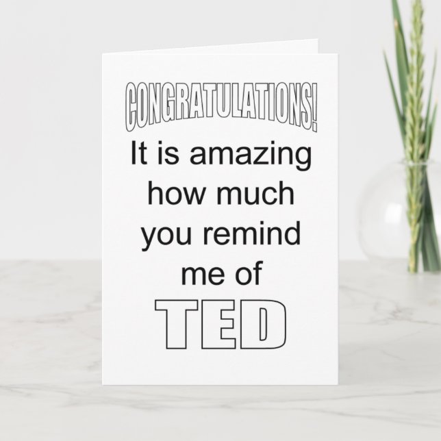 funny congratulations to school graduate card (Front)