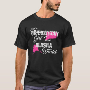 Funny Connecticut Shirt Just a Connecticut girl in