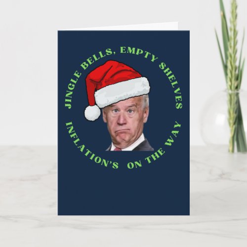 Funny Conservative Anti Biden Christmas Card