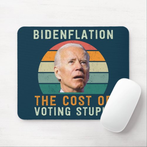 Funny Conservative Anti Joe Biden Inflation Mouse Pad