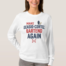 Funny Conservative AOC Bartender Political Humor
