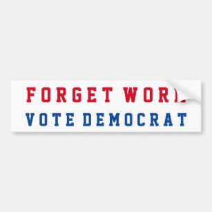 Funny Conservative Republican   Anti-Democrat Bumper Sticker