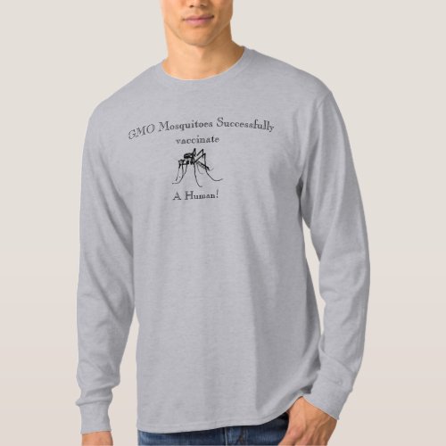 Funny Conspiracy Mosquito Vaccine T_Shirt