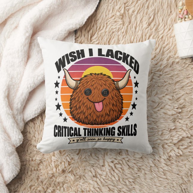 Funny Construction Supervisor T-Shirt Throw Pillow (Blanket)