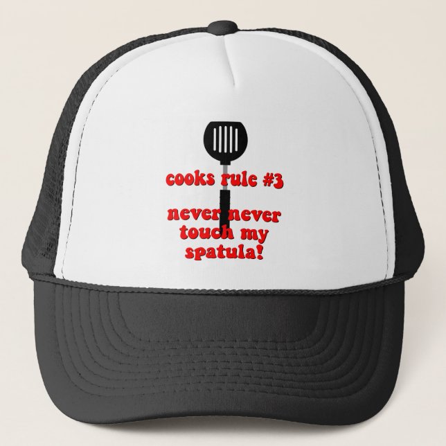 Funny cook trucker hat (Front)