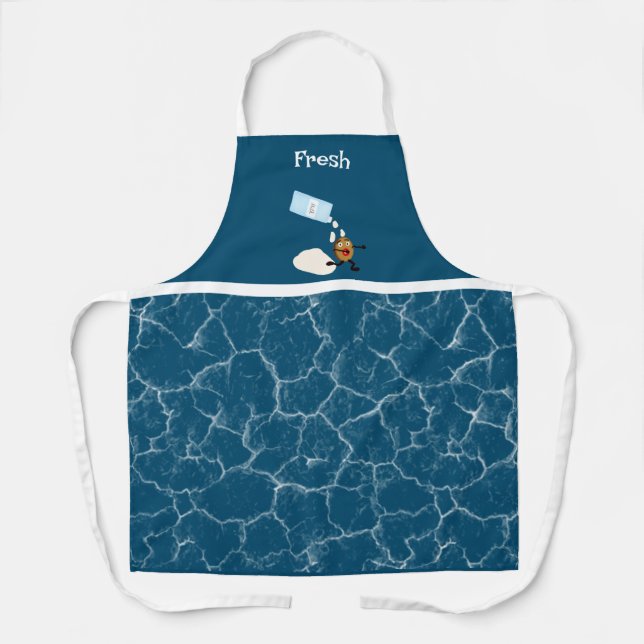 Funny cookie All-Over Print Apron, Medium Apron (Front)