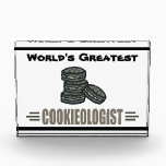 Funny Cookie Award<br><div class="desc">COOKIEOLOGIST. Humorous title for "experts" of cookies - to eat 'em or bake 'em or buy 'em. If you're favorite cookies are oreos, you'll love this funny design that features a stack of chocolate sandwich cookies. Great for someone who bakes cookies, a chef, a bakery or those who collect cookie...</div>