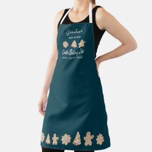 Funny Cookie Baking Crew Grandma Baking Apron