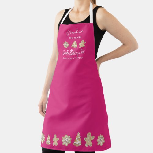 Funny Cookie Baking Crew Grandma Baking Apron