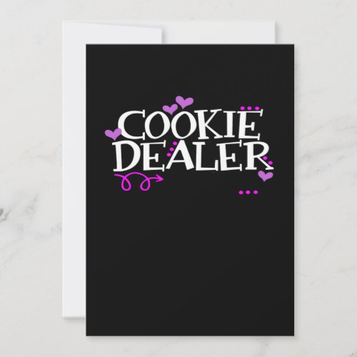 Funny Cookie Dealer Shirt Mom Dad Scouts Girls Kid Save The Date