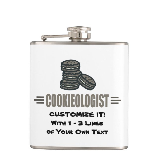 Funny Cookie Flask (Front)