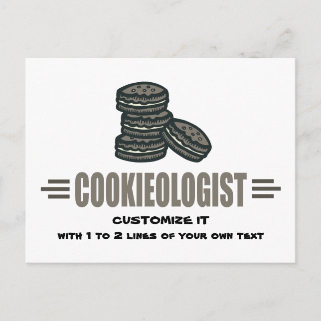 Funny Cookie Postcard (Front)
