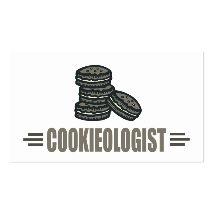 Funny Cookies Business Card Template