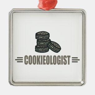Funny Cookies Metal Ornament