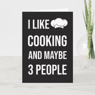 Funny Cooking Cards Humor Chef Foodie Hilarious