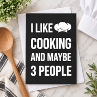 Funny Cooking Cards Humor Chef Foodie Hilarious