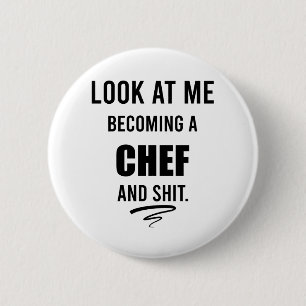 Funny Cooking Gift For Chef Funny Chef Shirt Button