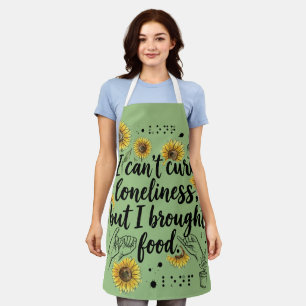 Funny Cooking Inclusive ASL Braille Gift Apron