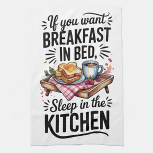 Funny Cooking Quote Kitchen Towel