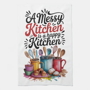 Funny Cooking Quote Kitchen Towel