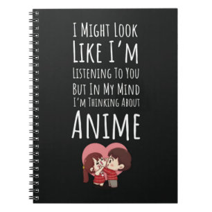 Funny Cool Anime Gifts Japan Japanese Kawaii Notebook