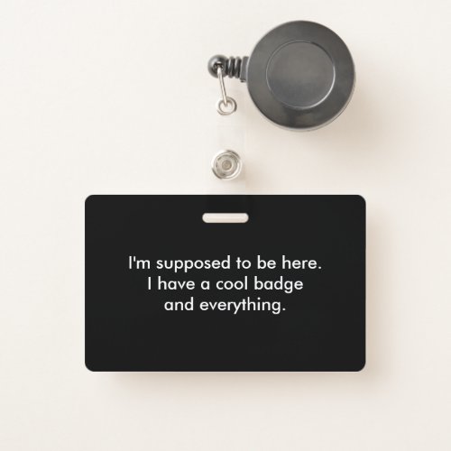 Funny Cool Badge and Everything