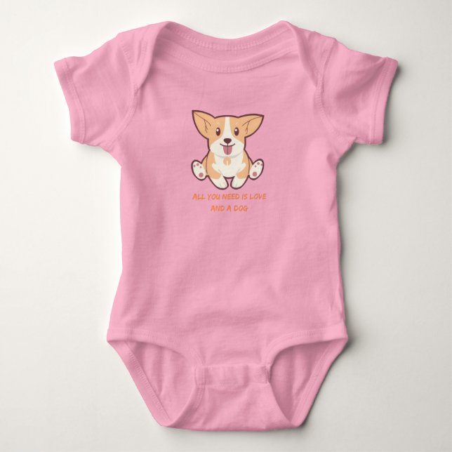 Funny Cool Capybara Scooter Vibes Baby Bodysuit (Front)