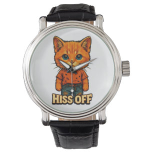 Funny Cool Cat Quote Tee Watch