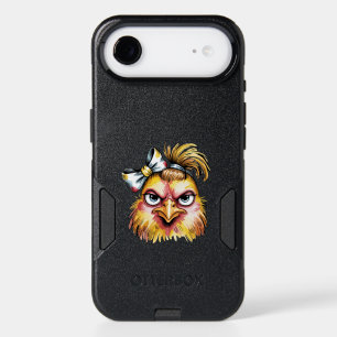 Funny Cool Chicken Sunglasses Floral Phone Case