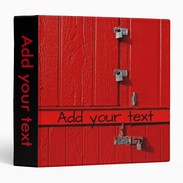 Funny Cool Cute Unique 3 Ring Binder (Front/Spine)
