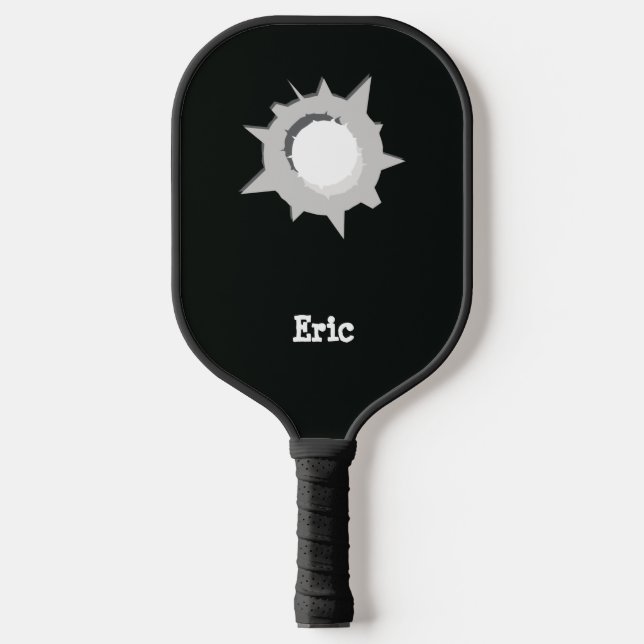 Funny Cool Design One Hole Personalized Name Pickleball Paddle (Front)