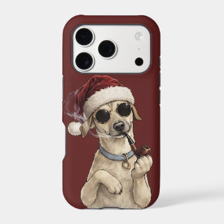 Funny Cool Dog Happy New Year Design iPhone 17 Pro Case