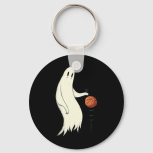 Funny Cool Ghost Dribbling Sketll - Halloween Sket Keychain